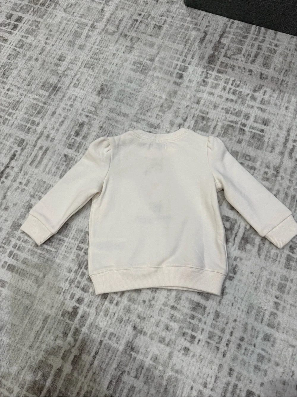 Ralph Lauren Cream Polo Bear Crewneck Sweatshirt - Baby